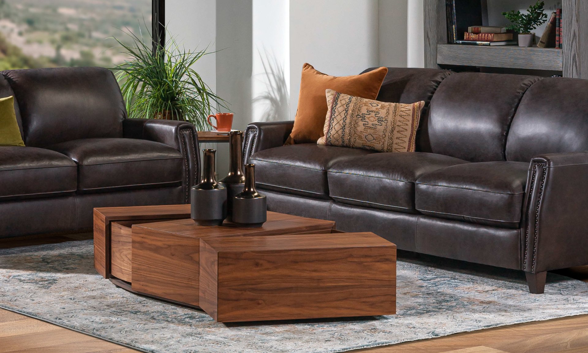 Find the table you need for your living room including end tables, coffee tables and sofa tables.
